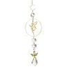 Alloy & Brass Fairy Hanging Suncatchers HJEW-JM04246-2