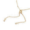 Brass Cable Chains Slider Bracelets BJEW-JB12813-02-4