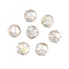 Electroplate Transparent Round Glass Beads GL-CBA6A73-AB02-1