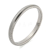 Non-Tarnish 304 Stainless Steel Spring Bangles for Women Men BJEW-U003-02B-P-4