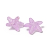 Opaque Acrylic Beads OACR-H056-02E-2