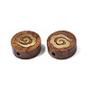 Natural Rosewood Undyed Beads WOOD-N013-023-3