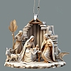 The Birth of Jesus Hanging Ornaments PW-WG35527-06-1