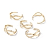 Brass Cuff Bangle X-BJEW-P168-D02-3