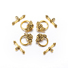 Tibetan Style Toggle Clasps X-GLF0026Y-2