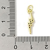 Brass Micro Pave Cubic Zirconia Pendants KK-M283-29A-02-3