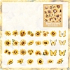 60Pcs 30 Styles Flower Laser Stickers PW-WG581F2-03-1