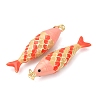 Brass Pendants KK-D019-29A-01G-2