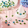 80Pcs 8 Styles Millefiori Glass Beads Strands GLAA-TA0003-43A-7