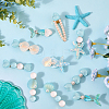 2 Bags 2 Styles Resin & Alloy Alligator Hair Clips AJEW-CY0001-39D-3