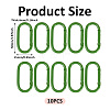 10Pcs Alloy Spring Gate Rings FIND-TA0009-25B-3