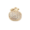 Brass Micro Pave Cubic Zirconia Charms KK-D427-05C-G-1