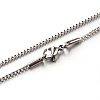304 Stainless Steel Box Chain Necklaces STAS-M174-022P-A-1