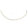 1.5MM Brass Cable Chain Curb Chain Necklaces for Women NJEW-JN05555-02-2