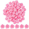 100Pcs Opaque ABS Plastic Cabochons KY-SP0001-16B-1