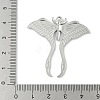 304 Stainless Steel Moth Pendants STAS-S186-08B-P-3