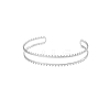304 Stainless Steel Cuff Bangles STAS-OY007-69P-1