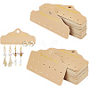 100Pcs 2 Style Plastic Earring Display Paper Cards DIY-PH0002-94-1