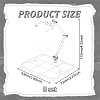 Clear Plastic Model Assembled Action Figure Display Holders ODIS-WH0030-72B-2