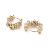 Brass Hoop Earrings for Women EJEW-M071-02G-03-2