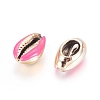 Electroplated Cowrie Shell Beads BSHE-G019-01G-H-2