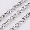 304 Stainless Steel Curb Chains CHS-F005-02P-1