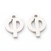 Non-Tarnish 304 Stainless Steel Charms STAS-G244-01F-1