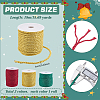 3 Rolls 3 Colors Polyester Braided Cord OCOR-PH0006-31B-2