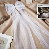 Bowknot Polyester Mesh Bridal Veils DIY-WH0430-520-3