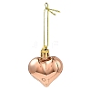 Valentine's Day Electroplate Plastic Heart Pendants Decorations KY-D020-02D-4