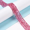 Natural Pink Tourmaline Beads Strands LS-G-C009-B20-2