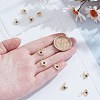 10Pcs Brass Micro Pave Cubic Zirconia Charms KK-ME0001-75-3