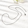Tarnish Resistant 304 Stainless Steel Cable Chain Necklaces STAS-O053-06P-5