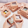 Folding Kraft Paper Cardboard Jewelry Gift Boxes CON-WH0092-25B-4