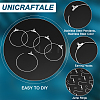 Unicraftale DIY Big Circle Drop Earrings Making Kit DIY-UN0004-07-5