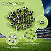 20Pcs Alloy Black Enamel Sport Ball European Beads ENAM-HS0001-02-4