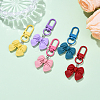 5Pcs Resin Pendant Decorations HJEW-YW00124-2