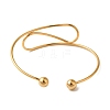 Curve Open Cuff Bangles for Women BJEW-Z071-03G-3