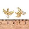 Brass Micro Pave Cubic Zirconia Pendants KK-G533-25G-01-3