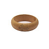 Engraved Religion Cross Wood Bangles for Women WG84337-02-2