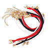 6Pcs 3 Colors 3MM Round Nylon Twisted Cord Necklace Making AJEW-TA00059-2