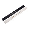 2Pcs 2 Colors Nylon Zipper with Brass Finding DIY-GN0001-01-1