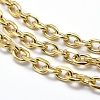 Eco-Friendly Brass Cable Chains KK-P155-53G-NR-2
