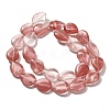 Cherry Quartz Glass Beads Strands G-P561-B09-01-3