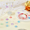 180Pcs Transparent Imitation Jelly Acrylic Bead Caps JACR-PA0001-01-4
