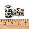 316 Surgical Stainless Steel European Beads STAS-Q326-03AS-02-3