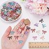 92Pcs 2 Colors Alloy Enamel Pendants ENAM-WR0001-17-3