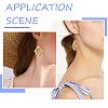  6Pcs 6 Styles Diamond/Teardrop/Oval DIY Nail Art Ear Stud Cabochon Silicone Mold DIY-TA0006-19-8