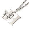 201 Stainless Steel Necklaces NJEW-Q336-01H-P-4