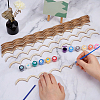 Wood Scalloped Edge Decorative Pieces AJEW-WH0886-15-3